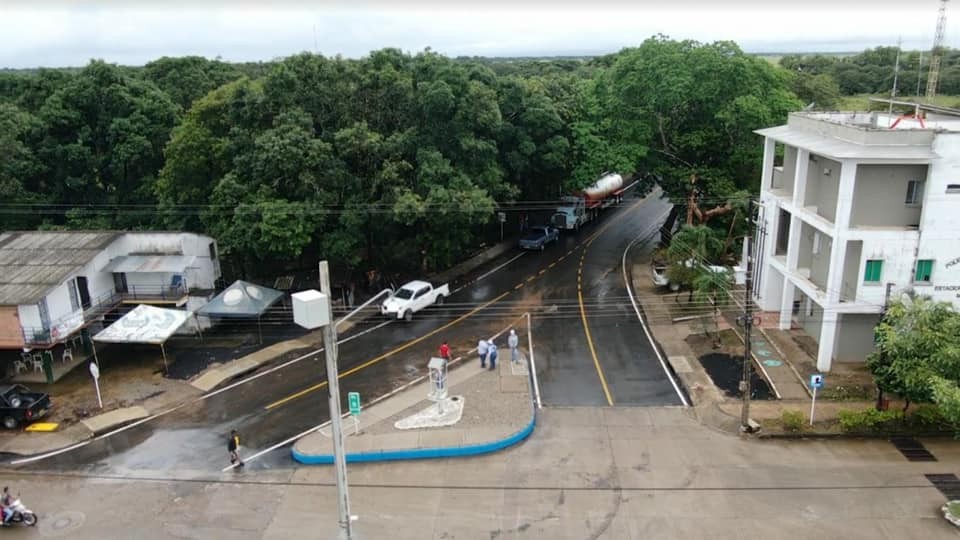 Así luce el mejoramiento de la vía entre Cabuyaro y Barranca de Upía.